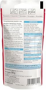 Beaphar Dental Easy Treats for Cats 35g - Crunchy Chlorophyll Filled Delicacy view 2