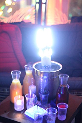 Electronic LED VIP Champagne Bottle Sparkler Very Bright Simulates the Real Sparklers 3 Pack