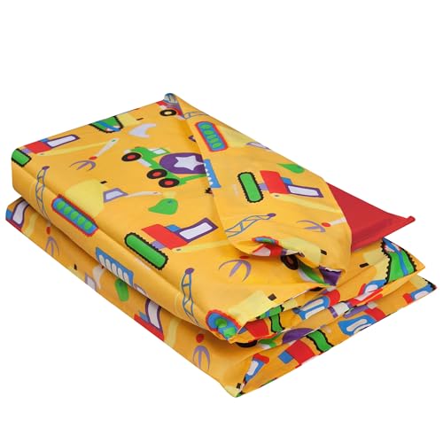 Wildkin Kids Cotton Nap Mat Cover for Boys – Soft Replacement Cover with Sewn-i…