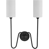 Quorum Lighting 597-2-59 Charlotte Wall Mount, 2-Light 120 Total Watts, Matte Black