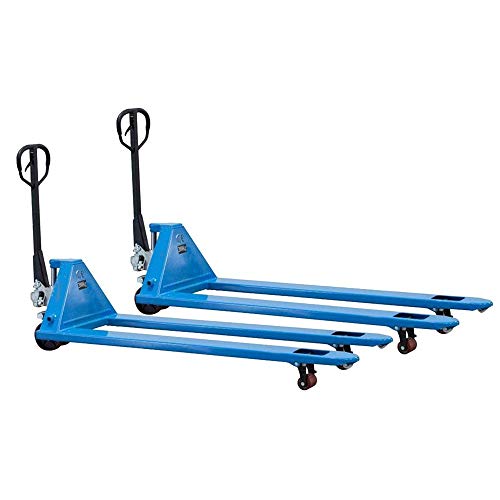 M20L Hand Pallet Truck 4400 lbs Capacity Heavy Duty Pallet Jack Extra Long 27 x 72" (Quantity: 2)