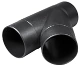 POWERTEC 70106 4-Inch Y-Fitting Dust Hose Connector