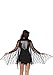 Leg Avenue Women's Lace Bat Wing Shrug, Black, One Size