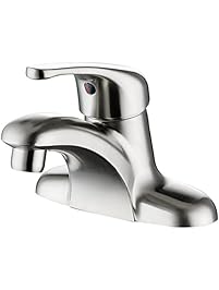 Enzo Rodi ERF1214255AP-10 Single-Handle Centerset Bathroom Faucet Valve included,Brushed Nickel