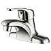 4 inch Brushed Nickel Bathroom Faucets Centerset，Single Handle Lavatory Sink Faucet for 3 hole Center Set Vanity without Drain Assembly