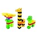 MegaFun USA Building Blocks Marble Fun Run – 125 Piece Set