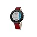 Pebble Time Round 14mm Smartwatch for Apple/Android Devices - Black/Red