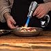 Premium Crème Brûlée Torch - The Ultimate Kitchen Food Torch - Windproof, Use at Any Angle, Safety Switch, Ergonomic Matte Black Grip - Culinary Butane Blow Torch 2,700°F - by Jo Chef