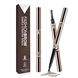 Eyebrow Tattoo Pen,Eyebrow Pencil,Waterproof & Smudge-Proof Eyebrow Pen with Brush,Creates Natural Looking Brows 2 packs