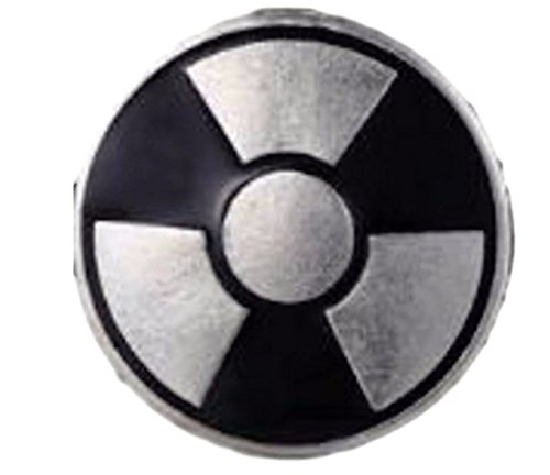 The Hulk Biohazard Logo 1 1/2" Diameter Metal Enamel Costume Pin