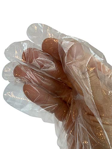 image for KingSeal Poly Elbow Length Disposable Gloves, 21 inches from Fingertip