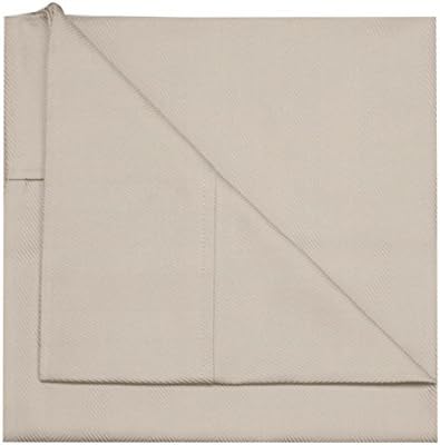 Knights Bridge Herringbone 500 Thread Count 100 Egyptian Cotton Sheet Set Taupe / Queen