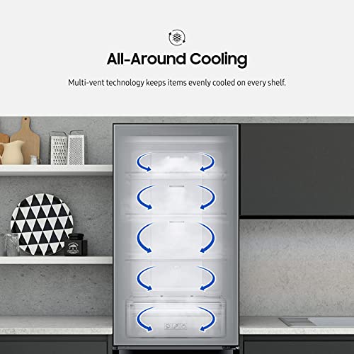 SAMSUNG 12.0 Cu Ft BESPOKE Compact Refrigerator w/ Bottom Freezer