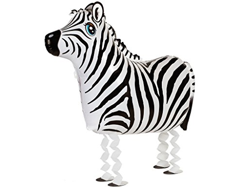 RIY Pet Balloons Zebra Farm Walking Animal