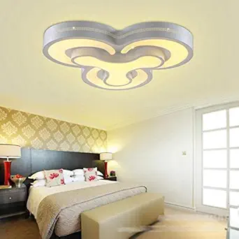 KKY Modern 36W/48W Led Ceiling Light for Living Room Kitchen Bedroom Balcony
