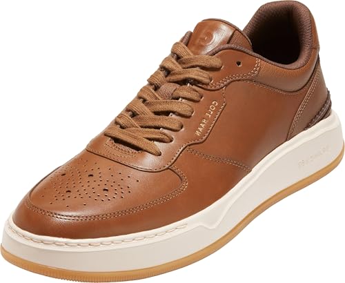 Cole Haan Mens Grandpro Crossover Sneaker, British Tan/Ivory, 11.5 Wide