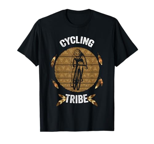 Cycling Tribe | Bicycle Biking Bike Native Tribal T-Shirt