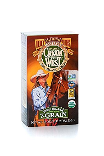Cream of the West100% Organic Hot Cereal, 7-Grain - 18 oz. Single BoxUSDA Organic