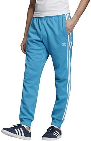 adidas turquoise track pants