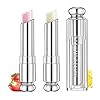 BEEXY-2-Pack-Natural-Fruity-Flavored-Moisturising-Lip-Balm-Long-Lasting-Crystal-Lipsticks-Lip-Care-Lip-Plumper-Chapstick-for-Dry-LipsLemon-Strawberry-Flavored BEEXY 3 Pack Natural Fruity Flavored Moisturising Lip Balm, Long Lasting Crystal Lipsticks Lip Care Lip Plumper…