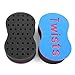 HALLO Magic Hair Brush Sponge for Men Twist Wave Barber Tool For Dreads Afro Locs Twist Curl Coil Black (1 Pack)