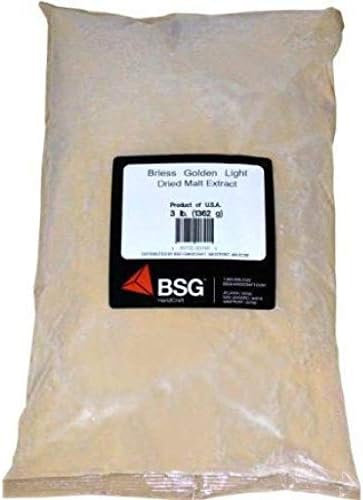 RiteBrew 812325 Briess - Dry Malt Extract - Golden Light - 3 lbs.