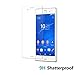 Sony Z3 Screen Protector, Coolreall 0.33mm HD Ultra Clear Transparent Tempered Glass Screen Protector Film with 9H Shatterproof/Anti-Scratch/Fingerprint Resistant for Sony Xperia Z3