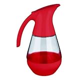 Trudeau Red Syrup Dispenser Pancake Breakfast NEW