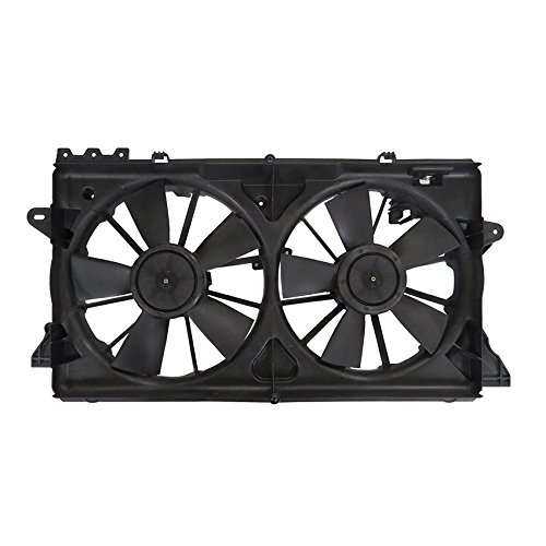 Rareelectrical NEW DUAL RADIATOR & CONDENSER FAN COMPATIBLE WITH FORD F-150 2011 2012 2013 AL3Z8C607