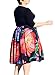 FARYSAYS Women's Pleated Half Sleeve High-Waisted Printed Casual Dress Plus Size
