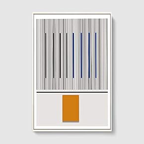 Framed Home Artwork Lines Art for Living Room Bedroom