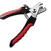 KOLPCTT Pet Professional Nail Scissiors, Premium Dogs & Cats Nail Clippers and Trimmer, Must-have Pet Grooming Supplies, Red
