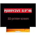 8.9 Inches Mono LCD Screen for Anycubic Photon Mono X, 4K，3840x2400 Resolution, Print Screen Replacement (monoX 8.9inch)