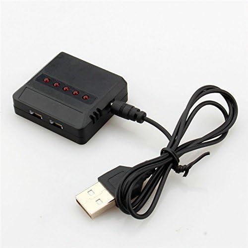 X5 Black charger for JJRC H6C Hubsan H107 DM003 H98 H31 H37 Eachine H8 E50 WLtoys V977 syma x5c parts 3.7V battery