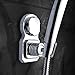 HOMEIDEAS Vacuum Suction Cup Hand held Shower Head Holder Bracket,Reusable Adjustable with Adhesive Disc for Bathroom