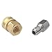 DUSICHIN DUS-238 3/8 Inch Quick Connect Fittings for High Pressure Washer Hose