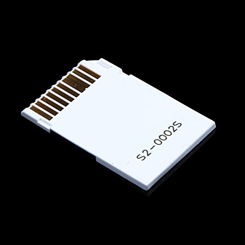 Alloet New Dual 2 Slot Adapter for SD SDHC TF to Memory Stick MS Card Pro Duo Reader