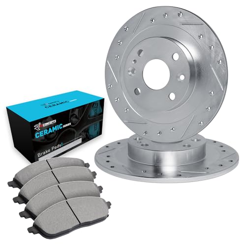 R1 Concepts Rear Brake Kit Fits 2017-2020 Fiat 124; 2016-2023 Mazda MX-5| Ceram…