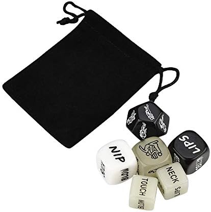 MODEOR 6Pcs Play Multi-faceted Dice Humour Craps Toys