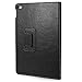 iPad Air 2 Case - Poetic iPad Air 2 Case [SlimBook Series] - [Slimfit] [Professional] PU Leather Slim Folio Case for Apple iPad Air 2 Black (3 Year Manufacturer Warranty from Poetic)