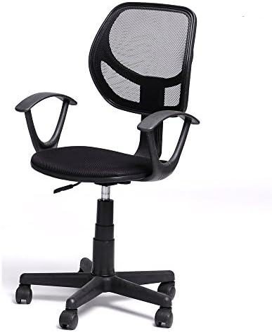 Homycas Ergonomic Mesh Computer Desk Chair Christmas Gift for Teens and Adults, Black