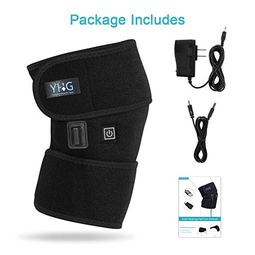 Heating Knee Brace Wrap, Knee Warmer Heated Knee Wrap Heating Pad Heat
