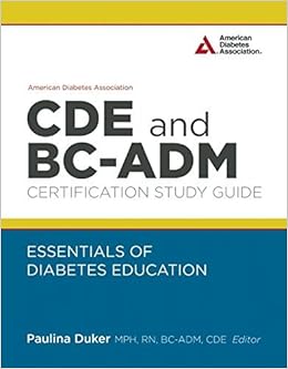 American Diabetes Association Cde And Bc Adm Certification