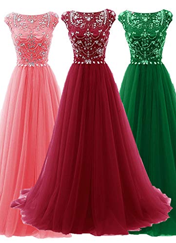 2 Promworld+Wedding+Bridesmaid+Crystal+Dresses