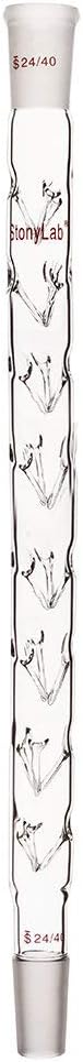stonylab Vigreux Distillation Column 24/40 400mm Borosilicate Glass Lab