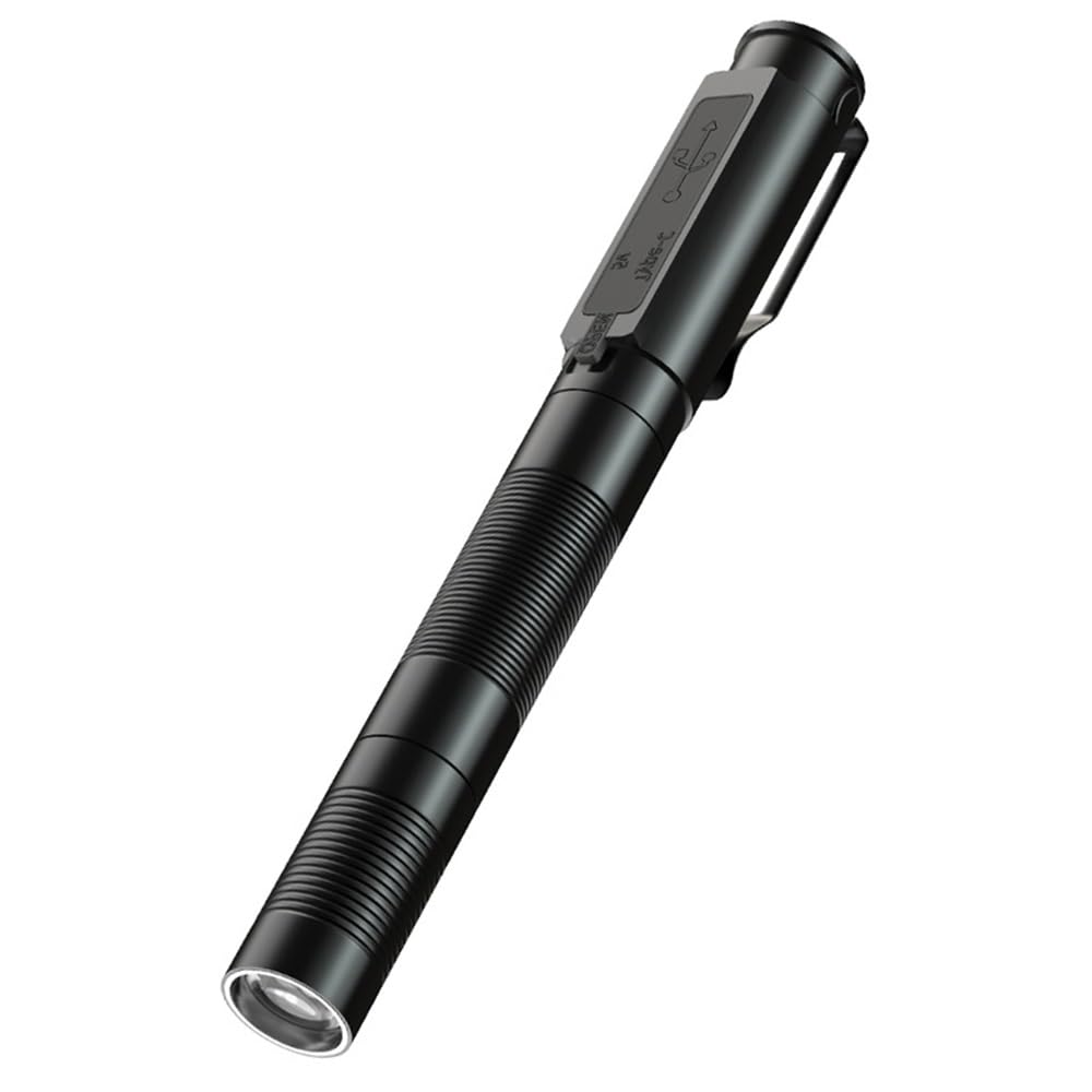 ALONEFIRE P29 Pen Flashlight Bright USB C