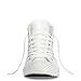 Converse Unisex Chuck Taylor All Star Leather High Top Sneaker, White Monochrome, 8.5 US Women