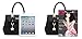 Dreubea Womens Handbag Tote Shoulder Purse Leather Crossbody Bag (Royal Blue)