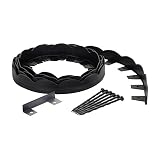 EasyFlex Dimex Scallop Top Plastic No-Dig Edging Project Kit, 20-Feet (3210-20C-4)