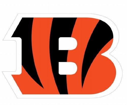 Siskiyou NFL Sports Fan Shop Cincinnati Bengals Logo Magnets 8 inch sheet Team Color